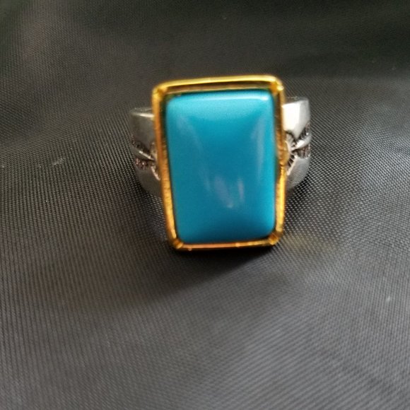 Jewelry - .925 Turquoise Look Ring